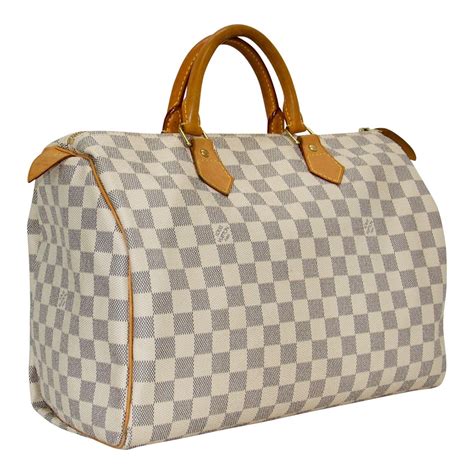 louis vuitton damier azur speedy 35 replica|Louis Vuitton damier ebene satchel.